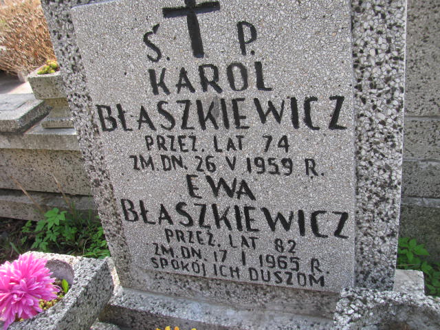 Stefania BŁaszkiewicz 1923 Sosnowiec św. Barbary - Grobonet - Wyszukiwarka osób pochowanych