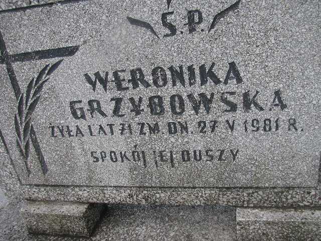 Teresa Grzybowska 1939 Sosnowiec św. Barbary - Grobonet - Wyszukiwarka osób pochowanych