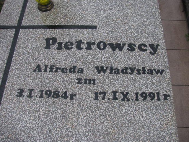 Władysław Pietrowski Sosnowiec św. Barbary - Grobonet - Wyszukiwarka osób pochowanych